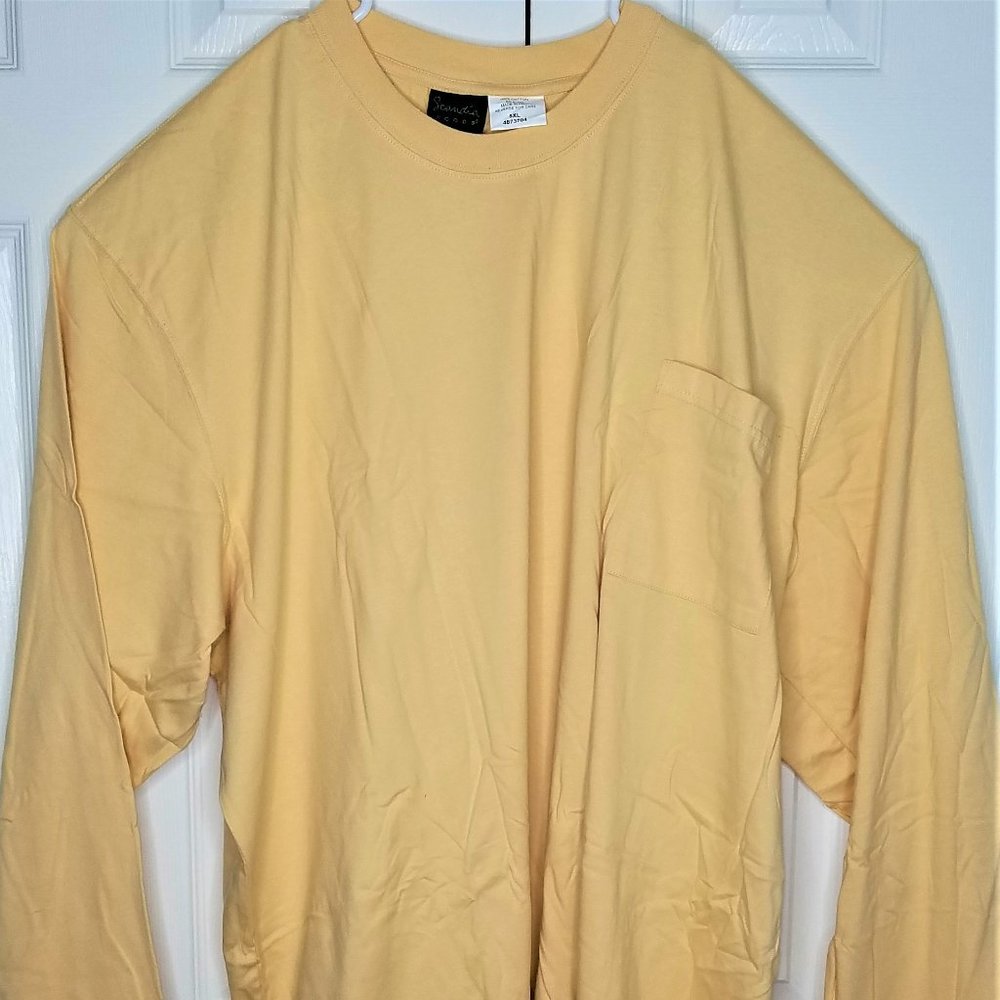 Scandia Woods 5XLT Gold Long Sleeve 100% Cotton